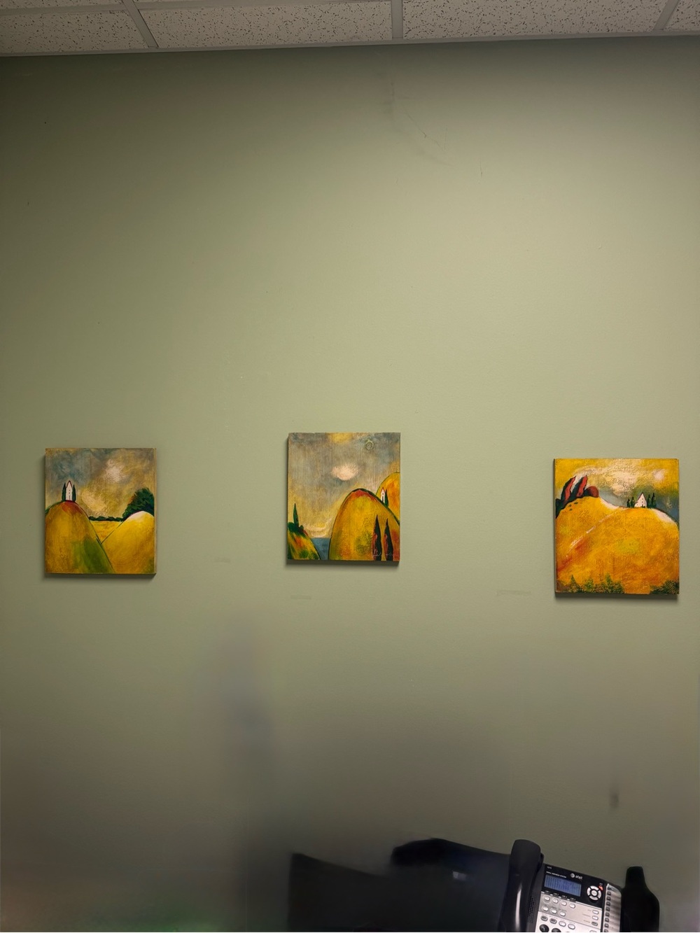 Tuscan Trio Wall Art/ Southern Living at Home/set of 3/Retired 2003